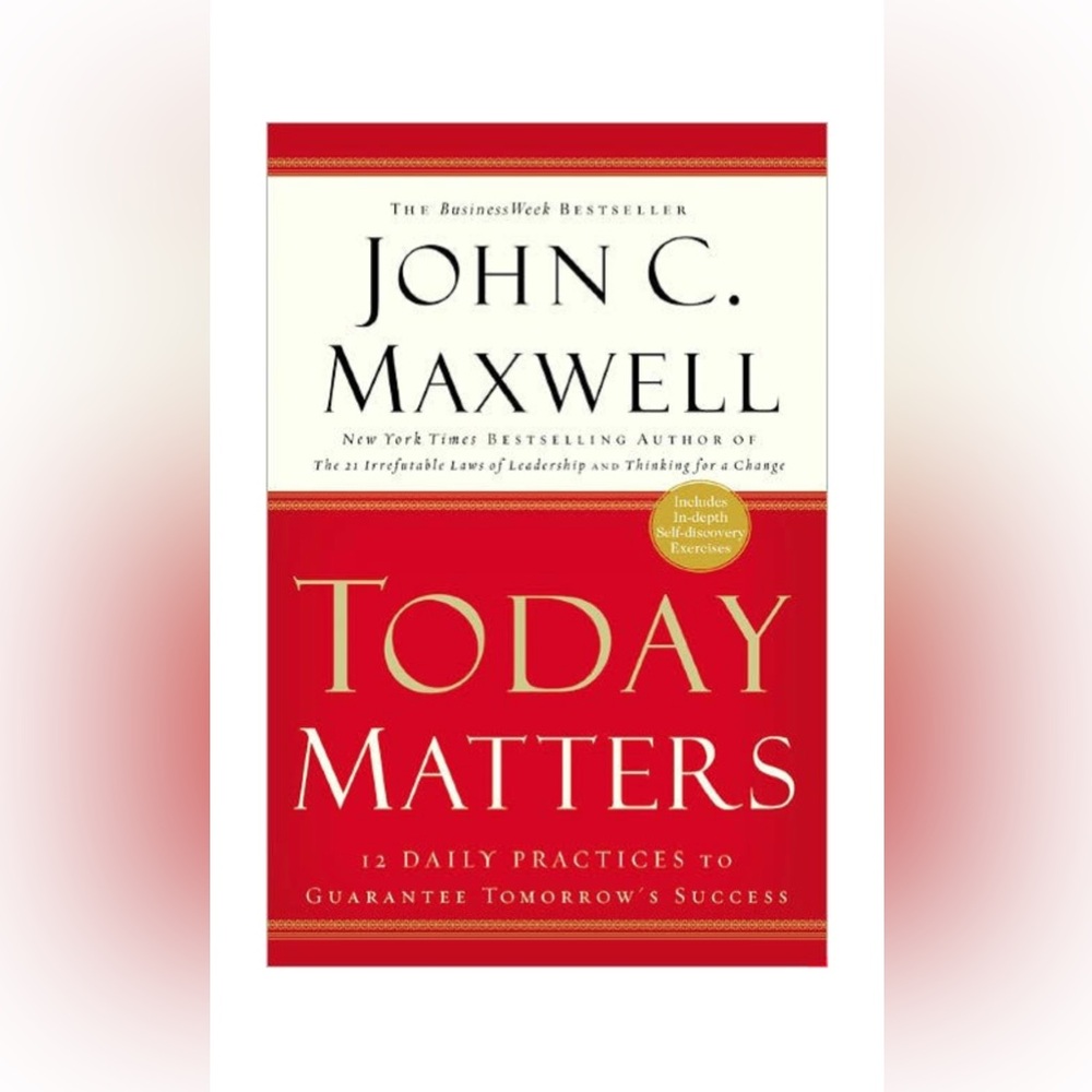 Today Matters by John C. Maxwell Book (Used-Good Condition)